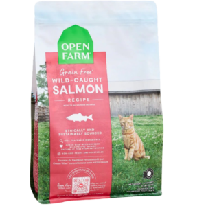 Open Farm Wild Caught Salmon Grain Free All Lifestages Dry Cat Food - 2 x 3.6kg