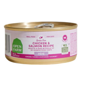 Open Farm Adult Chicken And Salmon Pate Wet Cat Food - 80g