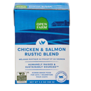 Open Farm Chicken and Salmon Rustic Blend Adult Wet Cat Food - 155g