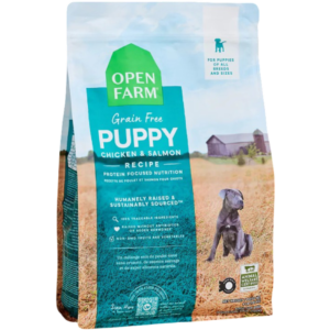 Open Farm Chicken and Salmon Grain Free Puppy Dry Dog Food - 10kg