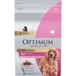 Optimum Skin and Coat with Turkey Adult Dry Dog Food - 3kg