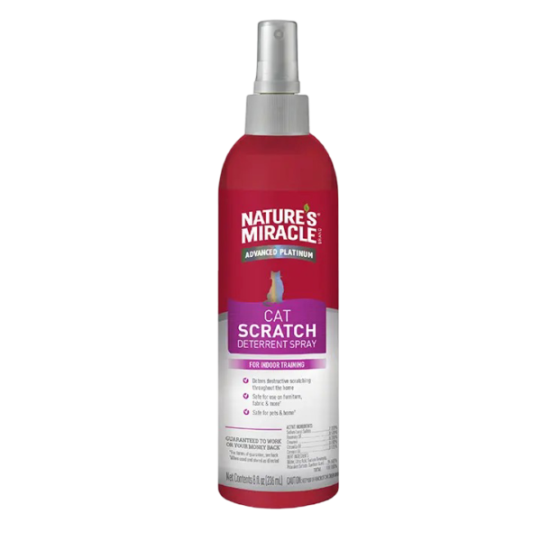 Natures Miracle Advanced Platinum Cat Scratch Deterrent Spray – 236ml