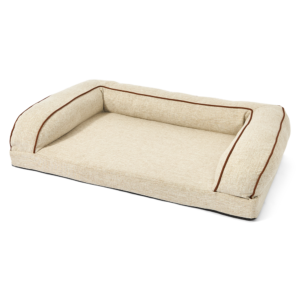 Paws For Life Sofa Pet Bed Faux Linen Oatmeal - Large