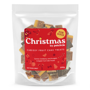 Christmas By Pet Circle Chrissy Fruit Cake Dog Treats - 200g