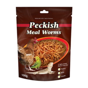 Peckish Mealworms For Reptiles And Birds - 100g