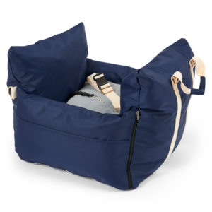 Paws For Life Dog Waterproof Travel Car Seat Bed Navy - each