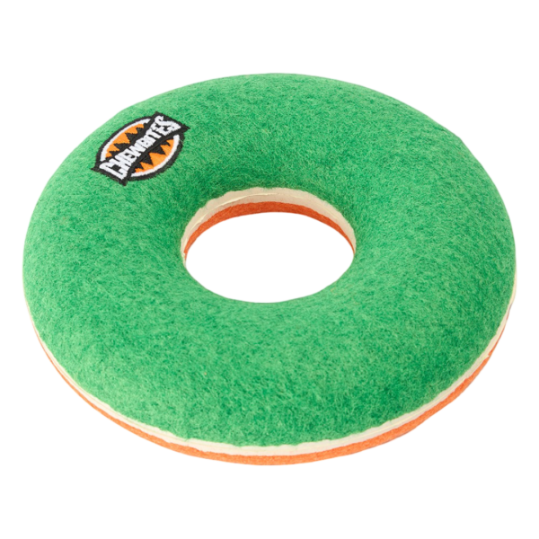 Paws For Life Chewbites Tennis Rubber Ring Dog Fetch Toy – One Size
