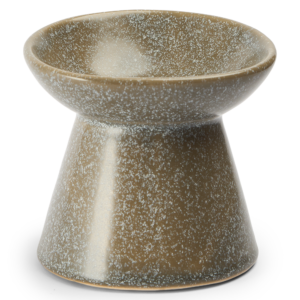 Paws For Life Elevated Ceramic Pet Bowl Charcoal - 200mL