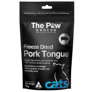 The Paw Grocer Freeze Dried Pork Tongue Cat Treats - 50g
