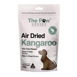 The Paw Grocer Air Dried Kangaroo Straps Dog Treats - 100g