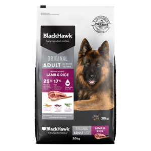 Black Hawk Lamb & Rice Adult Dry Dog Food - 20kg
