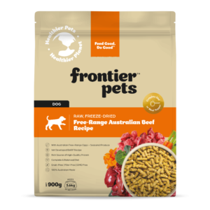 Frontier Pets Freeze Dried Beef Adult Dry Dog Food - 900g