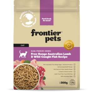 Frontier Pets Adult Lamb And Wild Caught Fish Freeze Dried Cat Food - 300g