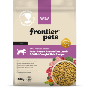 Frontier Pets Freeze Dried Lamb & Wild Caught Fish Adult Dry Dog Food - 300g