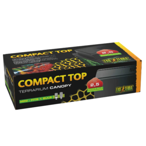 Exo Terra Compact Top Fluoro Light Unit Terrarium Canopy - Mini
