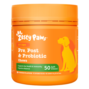 Zesty Paws Pre, Post and Probiotic Chews For Dogs - 50 chews