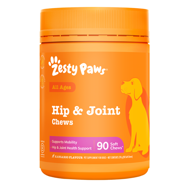 Zesty Paws Hip & Joint Chews Mobility Supplement For Dogs