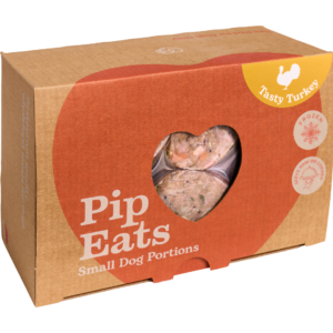 Pip Eats Tasty Turkey Frozen Raw Dog Food - 12 x 90g