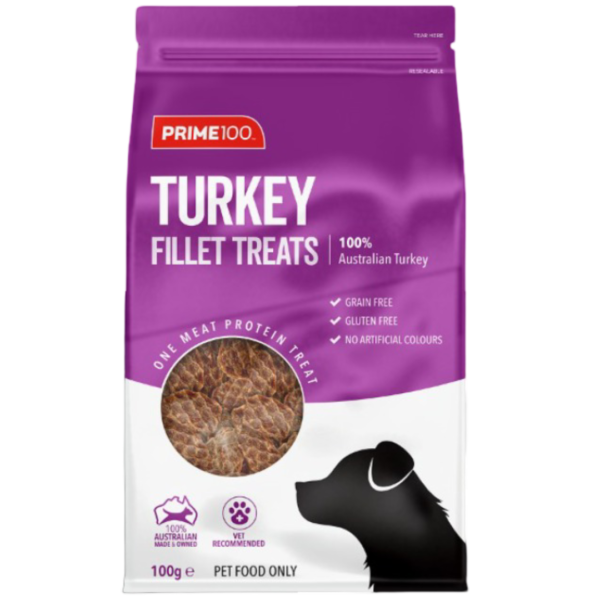 Prime100 Australian Turkey Fillet Dog Treats