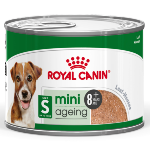 Royal Canin Mini Ageing 8 Plus Loaf Wet Dog Food Can - 12 x 195g