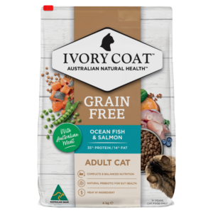 Ivory Coat Grain Free Dry Cat Food Adult Ocean Fish And Salmon - 4kg