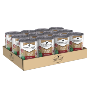 Ivory Coat Beef Stew Grain Free Adult Wet Dog Food - 12 x 400g