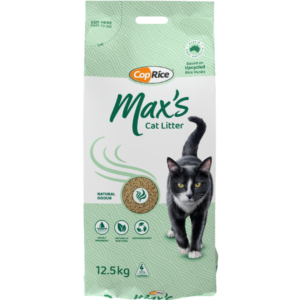 Coprice Max's Rice Hull Cat & Small Pet Litter - 12.5kg