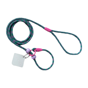 Maogou Blue Dog Slip Lead in Metal Purple - One Size