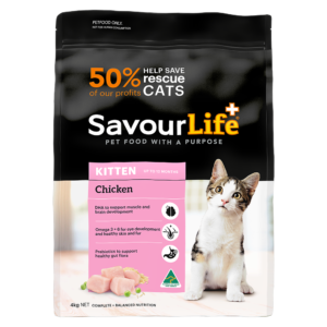 Savourlife Chicken Kitten Dry Cat Food - 4kg