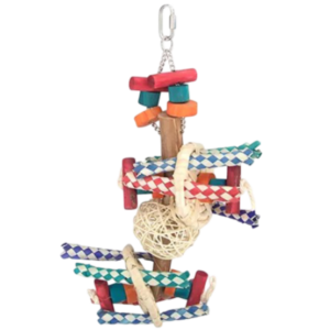 Bainbridge Desctructive Fiesta Fun Foraging Bird Toy - each