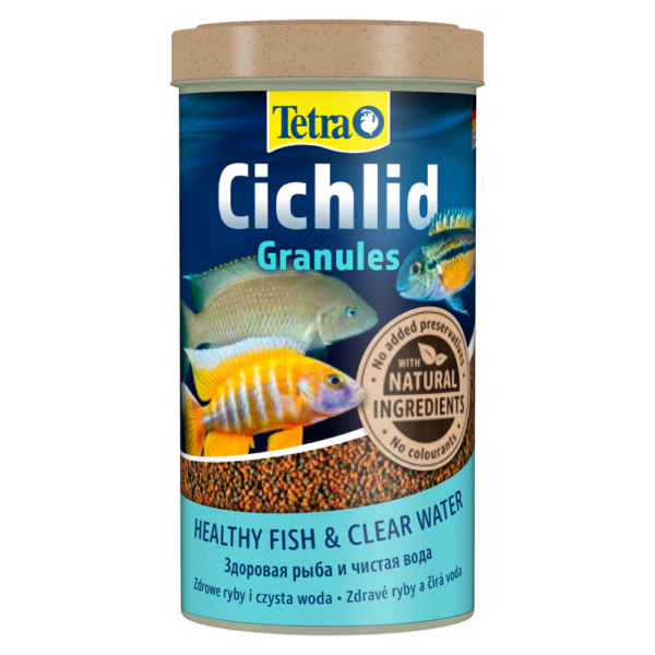 Tetra Cichlid Granules Freshwater Fish Food – 225g