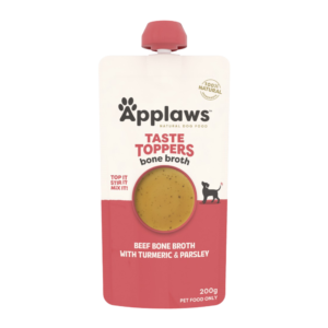 Applaws Beef Turmeric And Parsley Broth Topper for All Lifestages Dogs Pouch - 6 x 200g