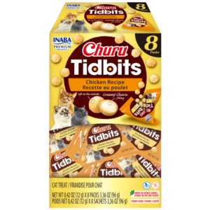 Inaba Churu Tidbits Chicken Recipe Cat Treat - 8 x 12g
