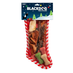 Blackdog Christmas Snacks Stocking for Dogs - 15 Piece