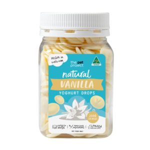 The Pet Project Vanilla Yoghurt Drops Dog Treats - 250g
