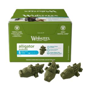 Whimzees Alligator Small Dental Dog Treats - 150 Chews