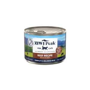 Ziwi Beef All Lifestages Wet Cat Food Cans - 12 x 185g