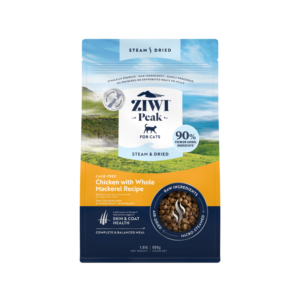 Ziwi Steam & Dried Chicken with Whole Mackerel All Lifestages Dry Cat Food - 800g