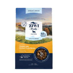 Ziwi Steam & Dried Chicken with Orchard Fruits All Lifestages Dry Dog Food - 800g