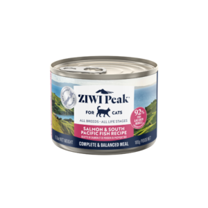 Ziwi Salmon & South Pacific Fish Wet Cat Food Cans - 12 x 185g