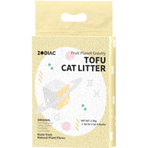 Zodiac Fruity Tofu Cat Litter Original - 3 x 2.5kg