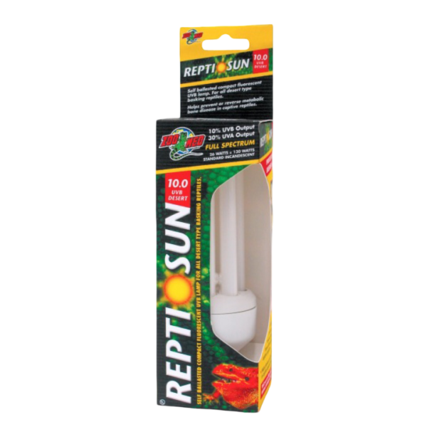Zoo Med Reptisun 10 Uvb Desert Compact Fluorescent Light Bulb – each