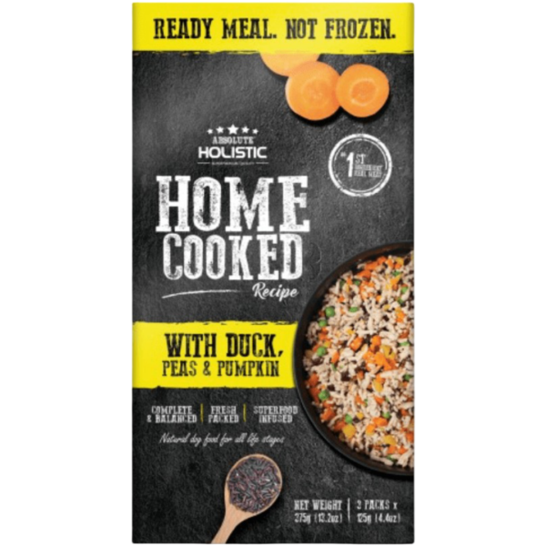 Absolute Holistic Home Cooked Recipe Peas & Pumpkin All Lifestages Wet Dog Food Pouch