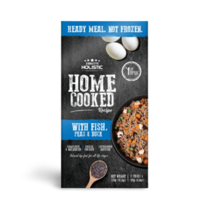 Absolute Holistic Home Cooked Recipe Fish Peas & Duck All Lifestages Wet Dog Food Pouch - 16 x 125g