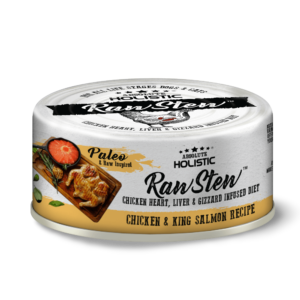 Absolute Holistic Chicken and Salmon Adult Wet Cat Food Cans - 24 x 80g