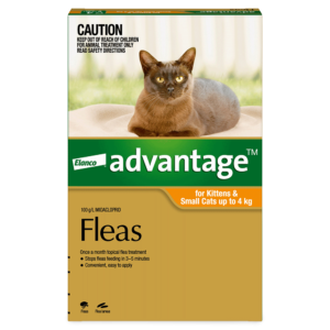 Advantage Flea Spot-On Cat Small Orange - 4 Pack