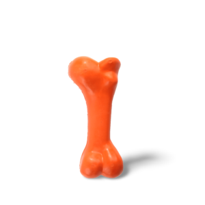 All For Paws Bone Appetit Crunch Rubber Bone Chew Dog Toy - Small