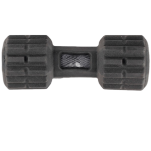 All For Paws Mighty Rex Mighty Dumbell Black Dog Toy - One Size