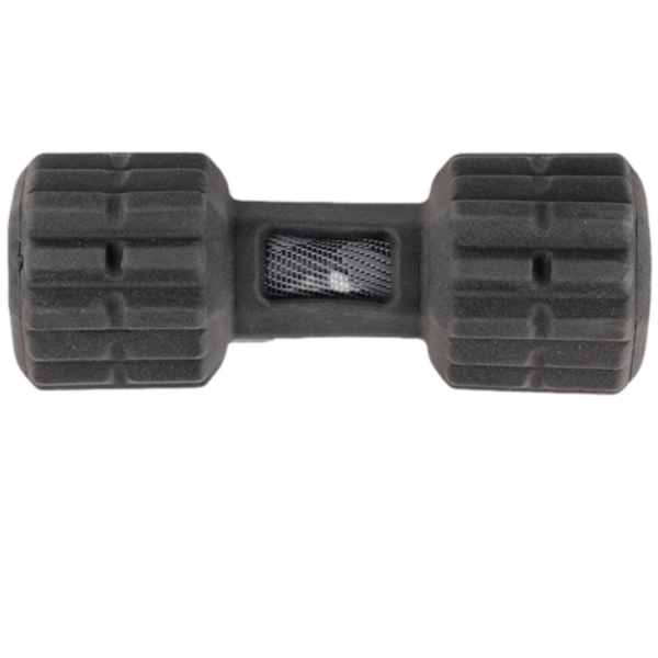 All For Paws Mighty Rex Mighty Dumbell Black Dog Toy – One Size