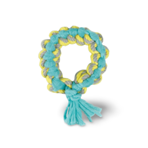 All For Paws Pups Ring Multi Chew Sweater Rope Dog Toy - One Size